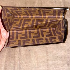 Fendi Twist Black Triangle Eyeglass Sunglasses Hard Case